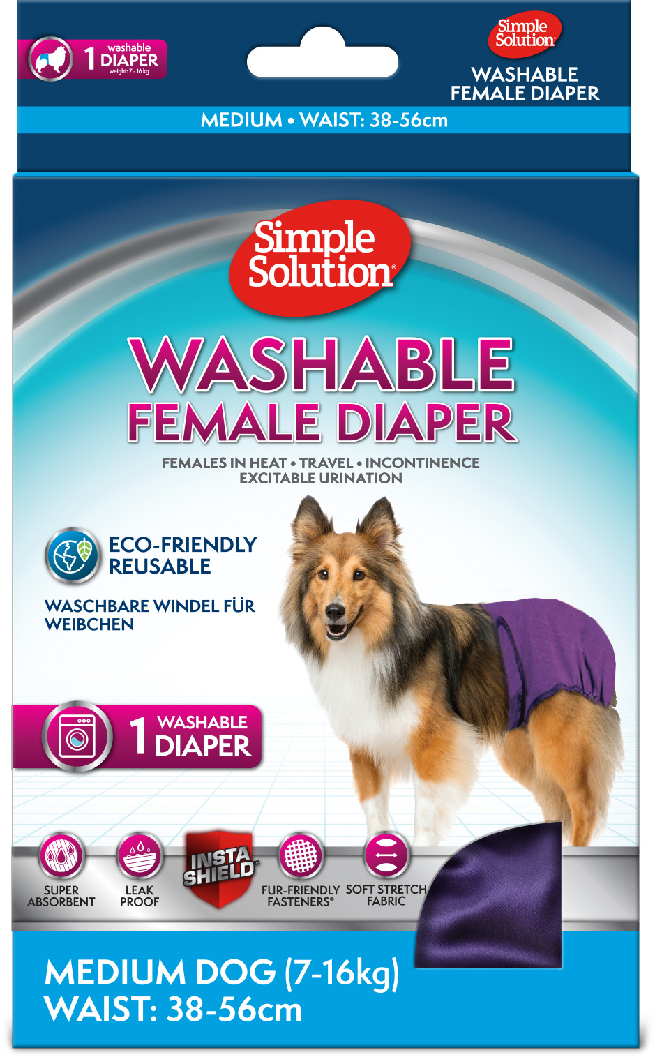 Simple Solution Washable Diaper M