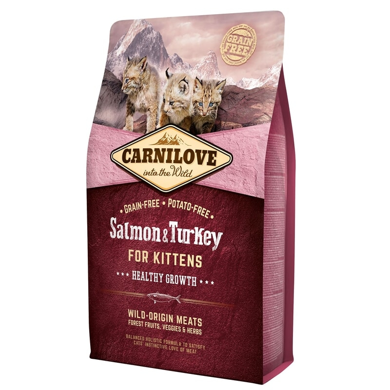 Carnilove Salmon-Turkey Healthy Grow Kitten 2 kg