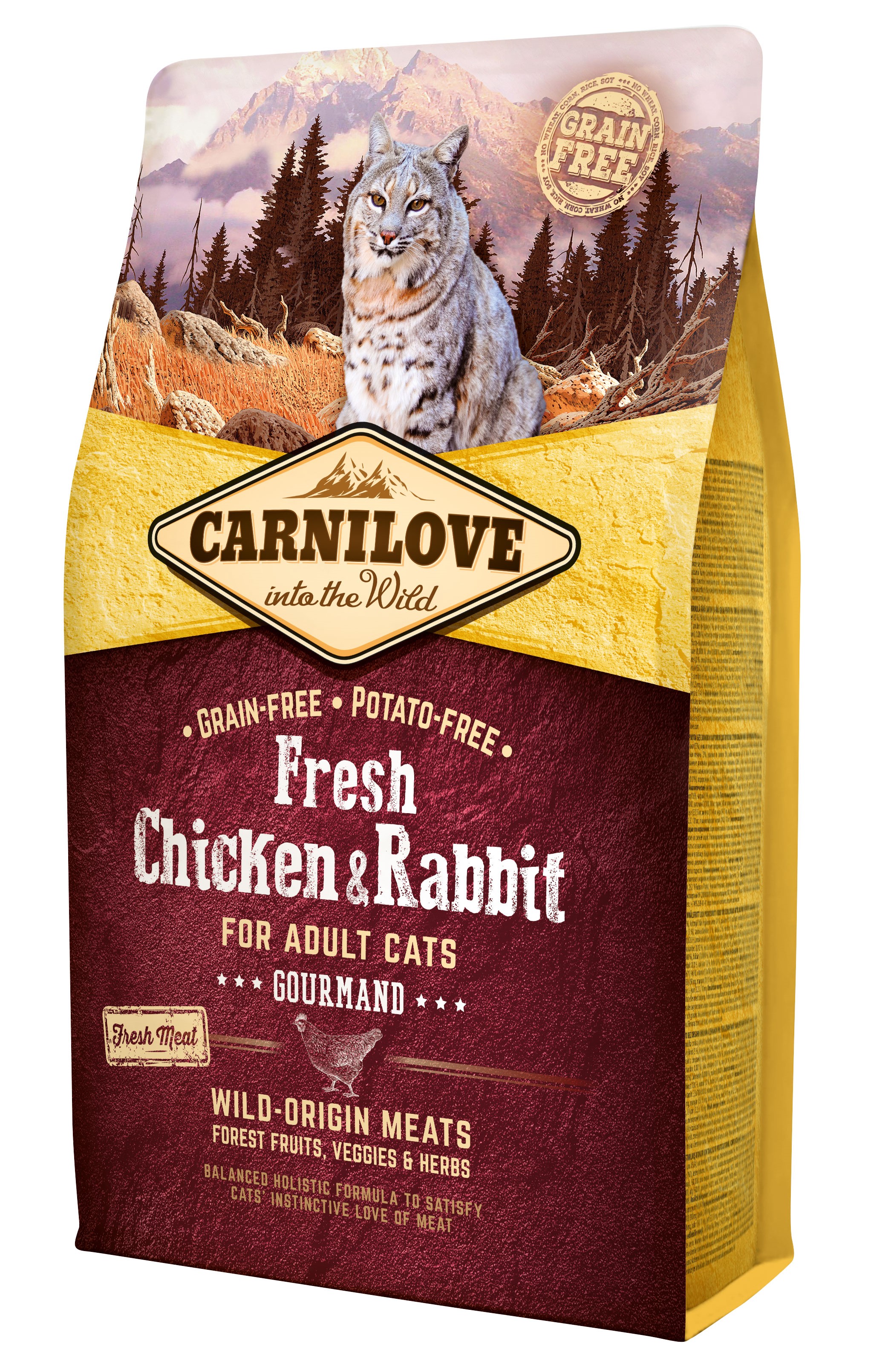 Carnilove Fresh Chicken & Rabbit Adult Cat 2 kg
