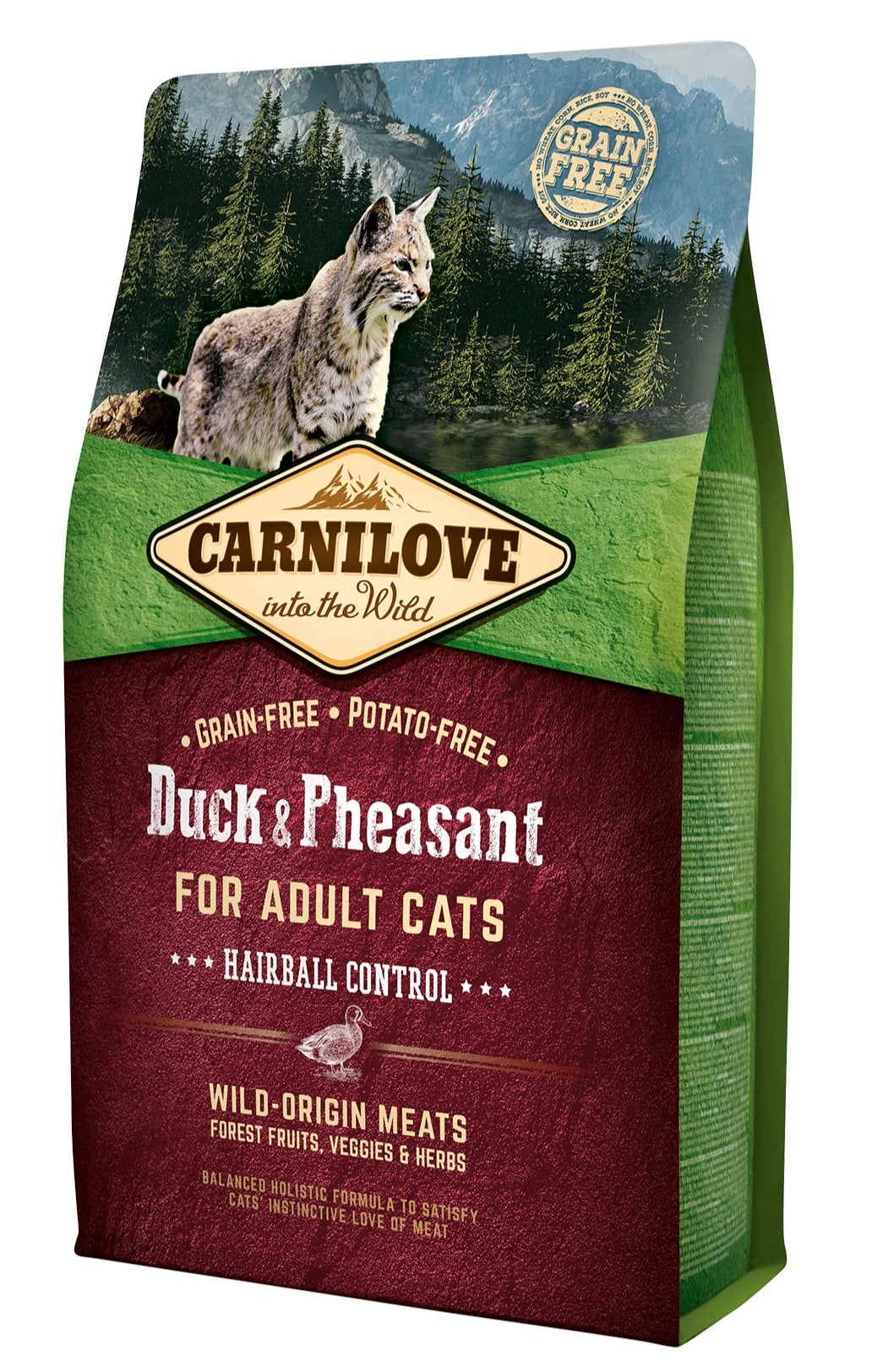 Carnilove Duck-Pheasant Hairball Control Adult 2 kg