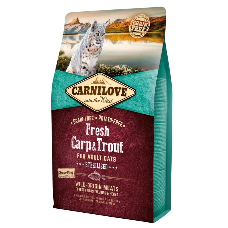 Carnilove Fresh Carp & Trout Sterilised Adult Cat 2 kg