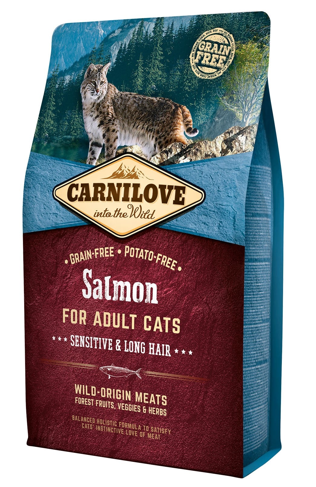 Carnilove Salmon Adult Sensitive & Long Hair 2 kg