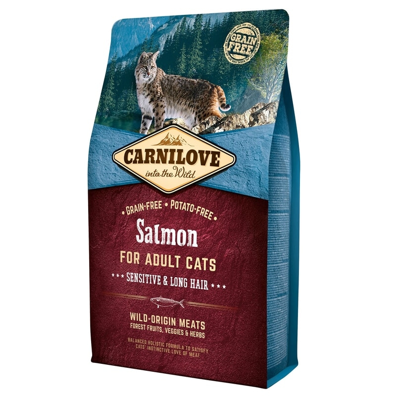 Carnilove Salmon Adult Sensitive & Long Hair 2 kg