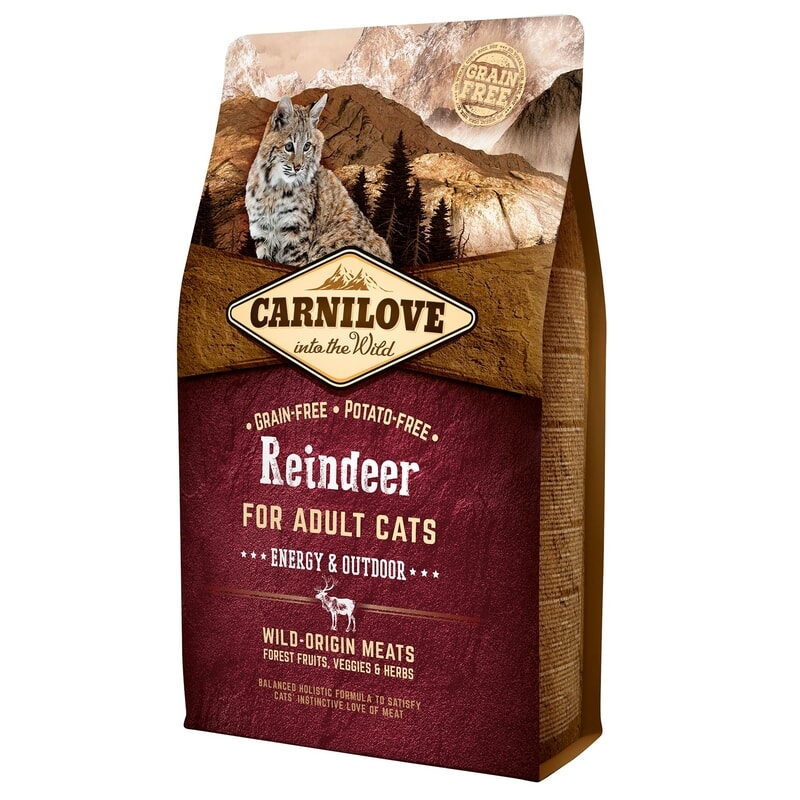 Carnilove Reindeer Energy & Outdoor Adult Cat 2 kg