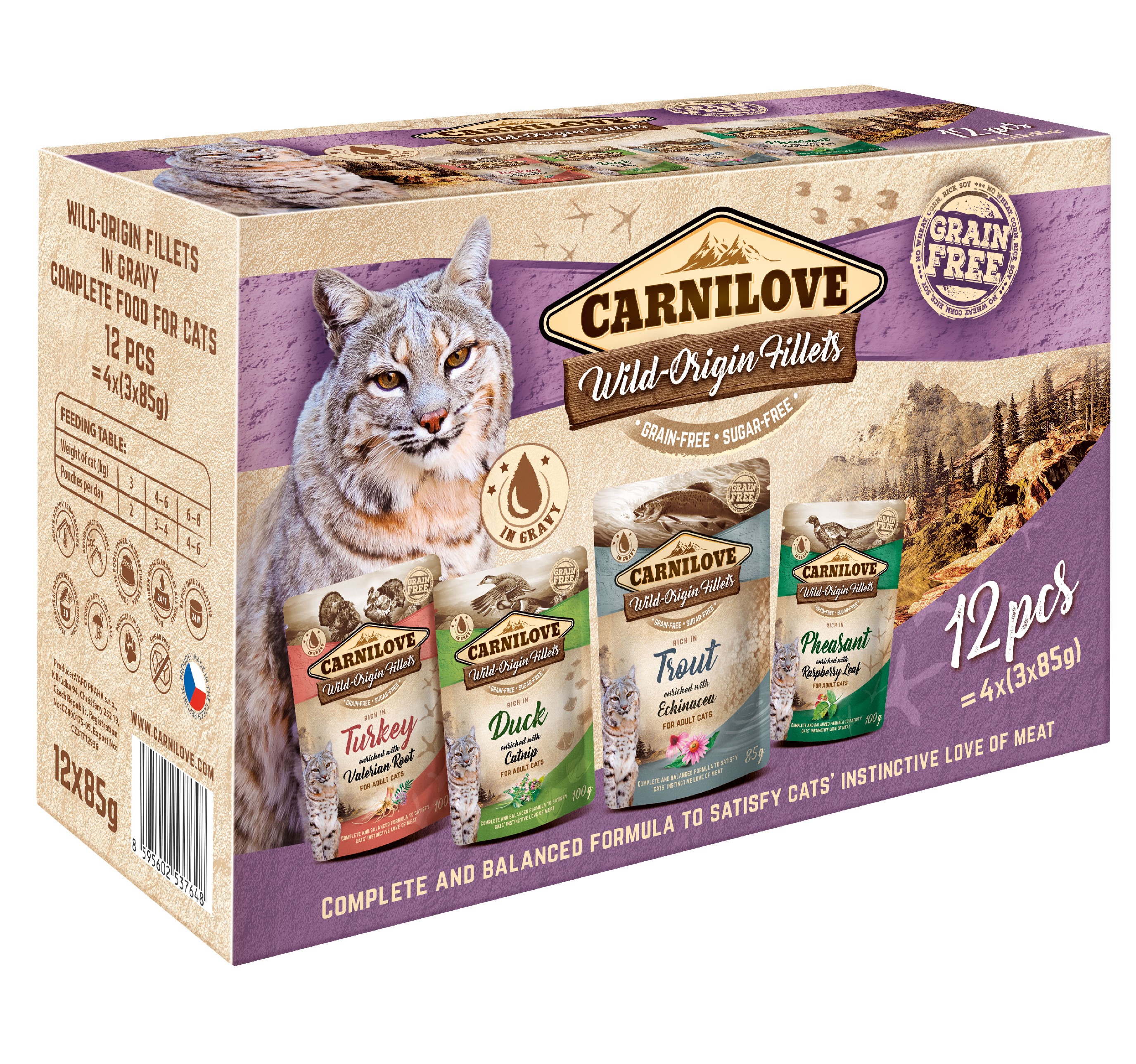 Carnilove Multipack Pouch Wet Food Cat 12 x 85 g
