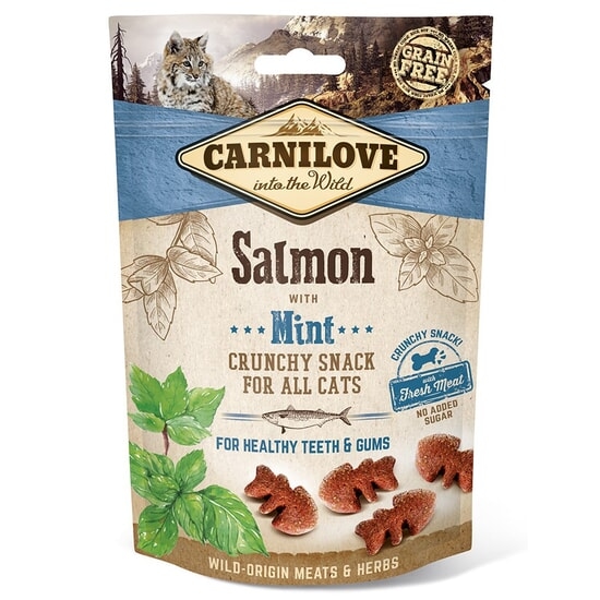 Carnilove Cat Crunchy Snack Salmon w. Mint 50 g