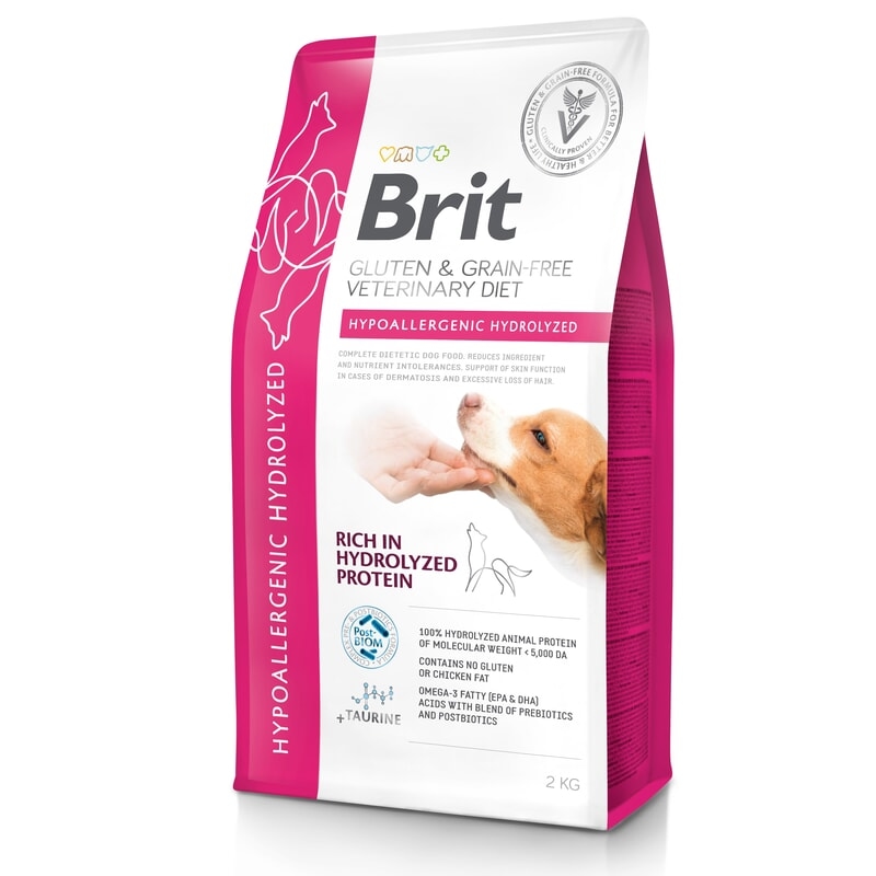 Brit Veterinary Diet Dog Hypoallergenic Hydrolyzed Grain Free 2 kg
