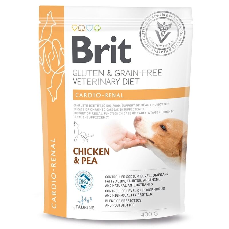 Brit Veterinary Diet Dog Cardio Renal Grain Free 400 g