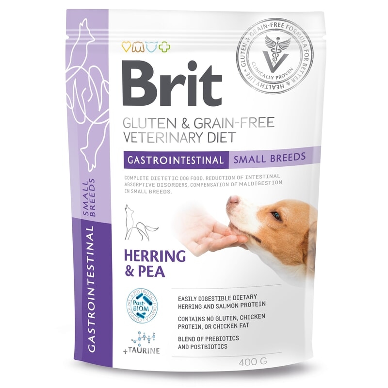 Brit Veterinary Diet Dog Gastrointestinal Small Breeds Grain Free 400 g