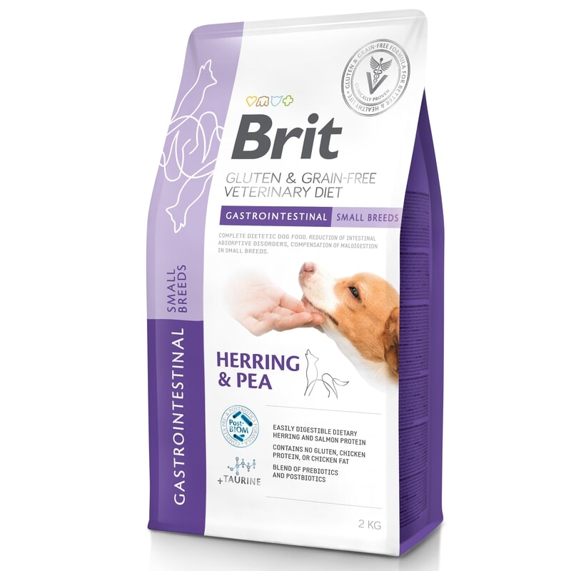 Brit Veterinary Diet Dog Gastrointestinal Small Breeds Grain Free 2 kg