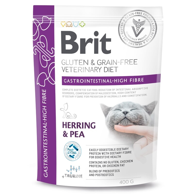 Brit Veterinary Diet Cat Gastrointestinal High Fibre Grain Free 400 g