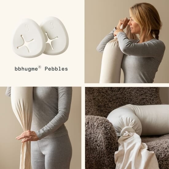 bbhugme Amningskudde Soft White