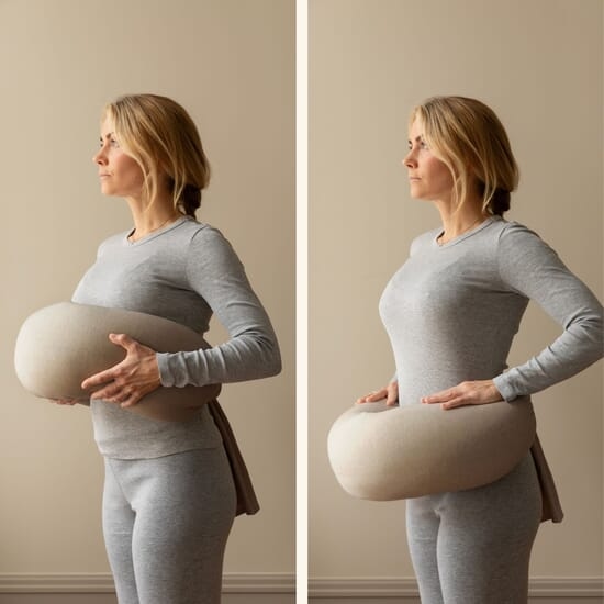 bbhugme Amningskudde Seashell Beige