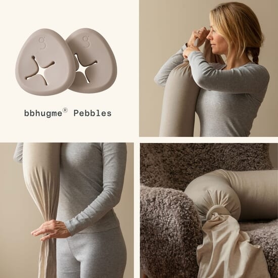 bbhugme Amningskudde Seashell Beige