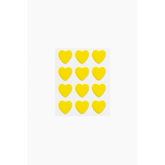 Peggy World Blemish Patches Hearts and Stars Yellow 24 st