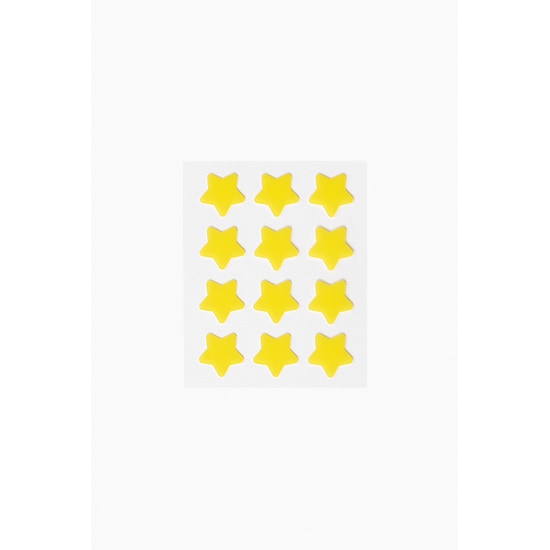 Peggy World Blemish Patches Hearts and Stars Yellow 24 st