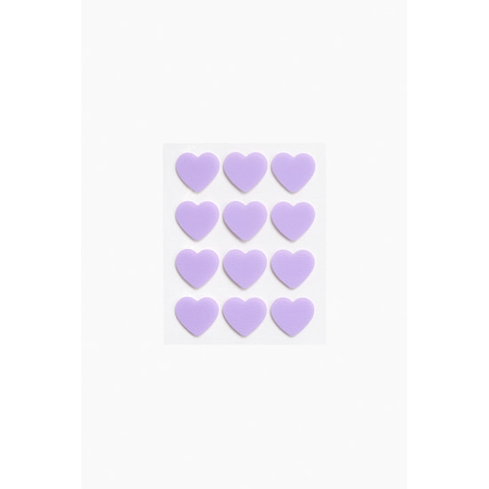 Peggy World Blemish Patches Hearts and Stars Purple 24 st
