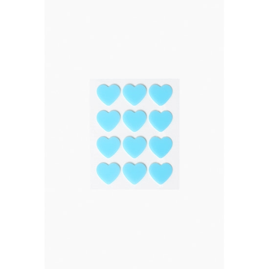 Peggy World Blemish Patches Hearts and Stars Turquoise 24 st
