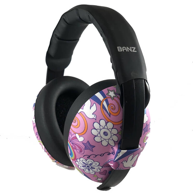 Banz Ear Muffs Baby Peace Pink