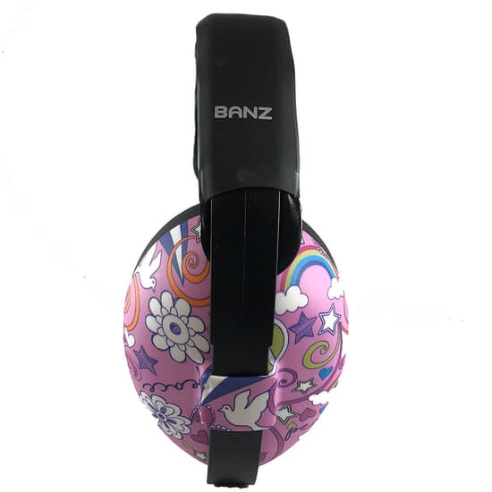 Banz Ear Muffs Baby Peace Pink