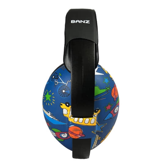 Banz Ear Muffs Baby Transport Blue