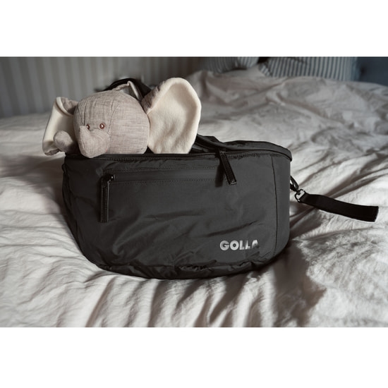 Golla Changing Bag/Bum Bag Ivy Polyester Black