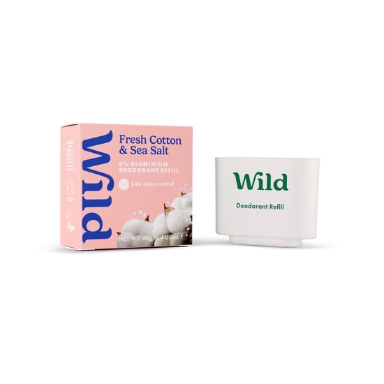 Wild Fresh Cotton & Sea Salt Deo Refill 40 g