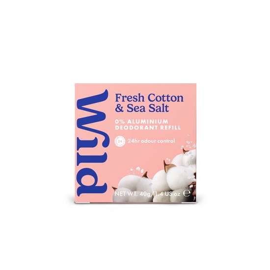 Wild Fresh Cotton & Sea Salt Deo Refill 40 g