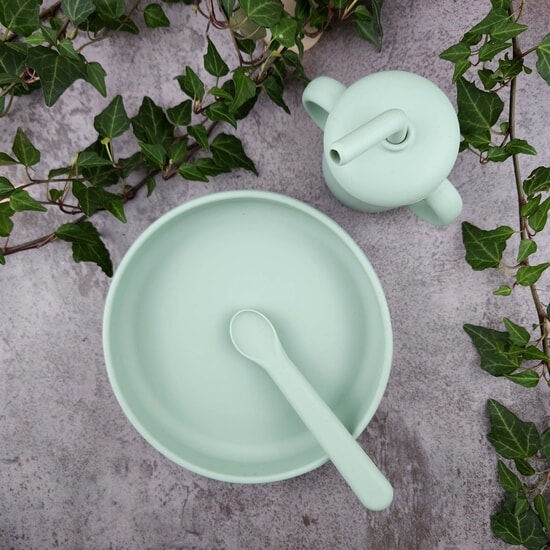 Summerville Matset Silikon 3 delar Cameo Green