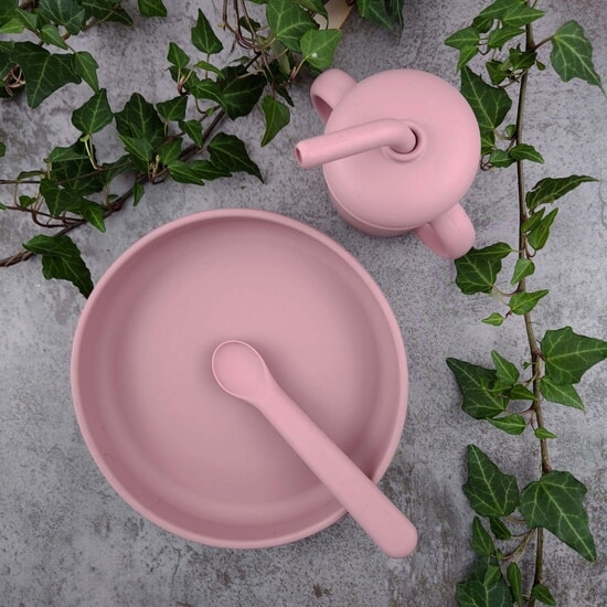 Summerville Matset Silikon 3 delar Dusty Rose