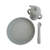 Summerville Matset Silikon 3 delar Silver Grey