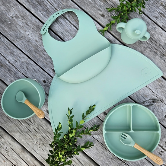 Summerville Skål Silikon Cameo Green