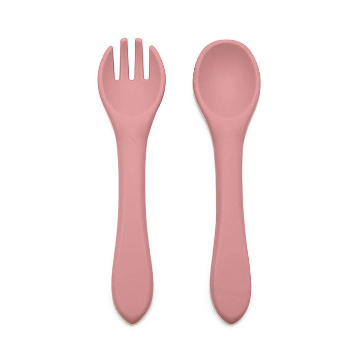 Summerville Sked och Gaffel Silikon Dusty Rose