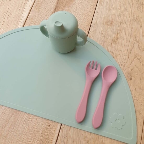Summerville Sked och Gaffel Silikon Dusty Rose