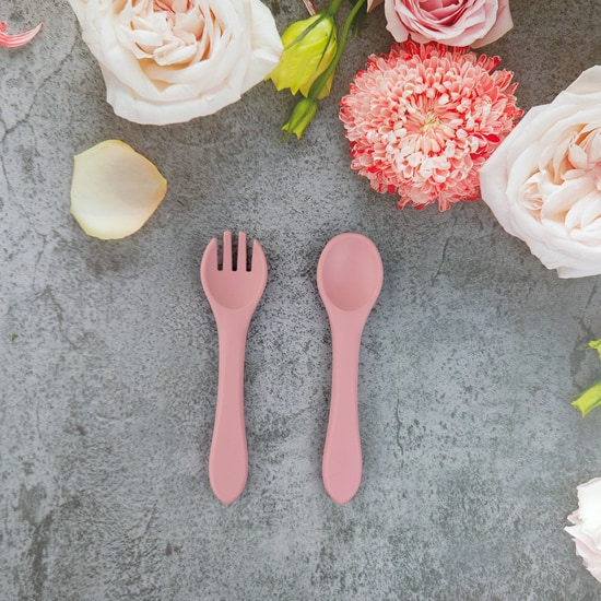 Summerville Sked och Gaffel Silikon Dusty Rose