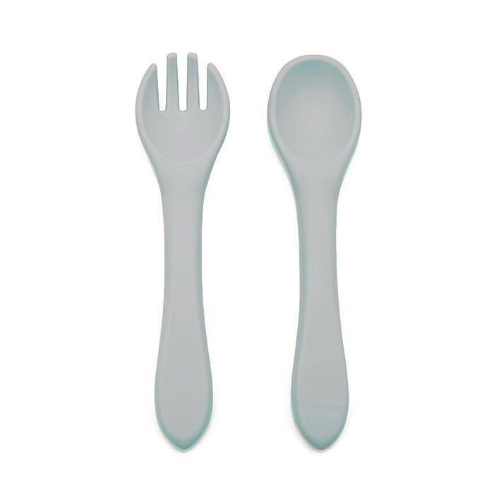 Summerville Sked och Gaffel Silikon Silver Grey