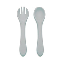 Summerville Sked och Gaffel Silikon Silver Grey