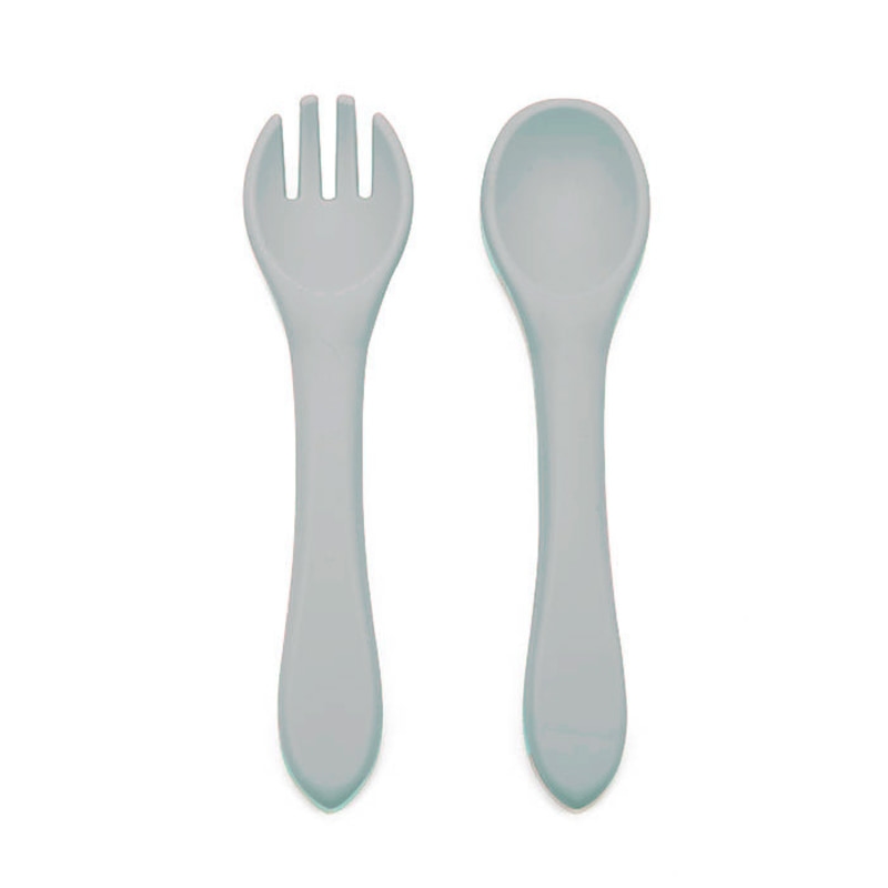 Summerville Sked och Gaffel Silikon Silver Grey