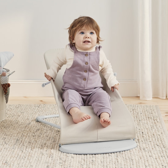BabyBjörn Bouncer Bliss 3D Jersey Light Beige