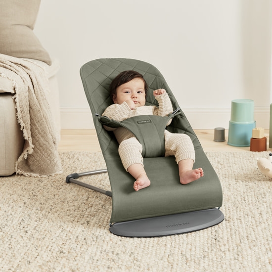 BabyBjörn Bouncer Bliss Classic Quilt Dark Green