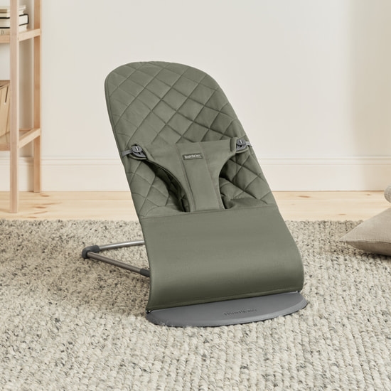BabyBjörn Bouncer Bliss Classic Quilt Dark Green