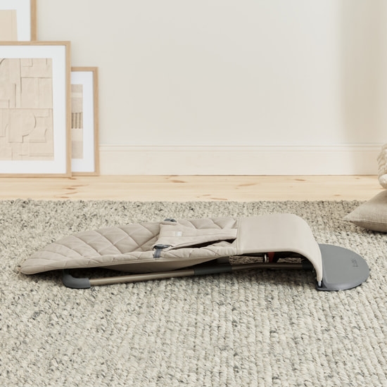 BabyBjörn Bouncer Bliss Classic Quilt Sand Grey