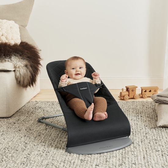 BabyBjörn Bouncer Bliss Classic Quilt Black
