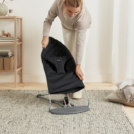 BabyBjörn Bouncer Bliss Classic Quilt Black