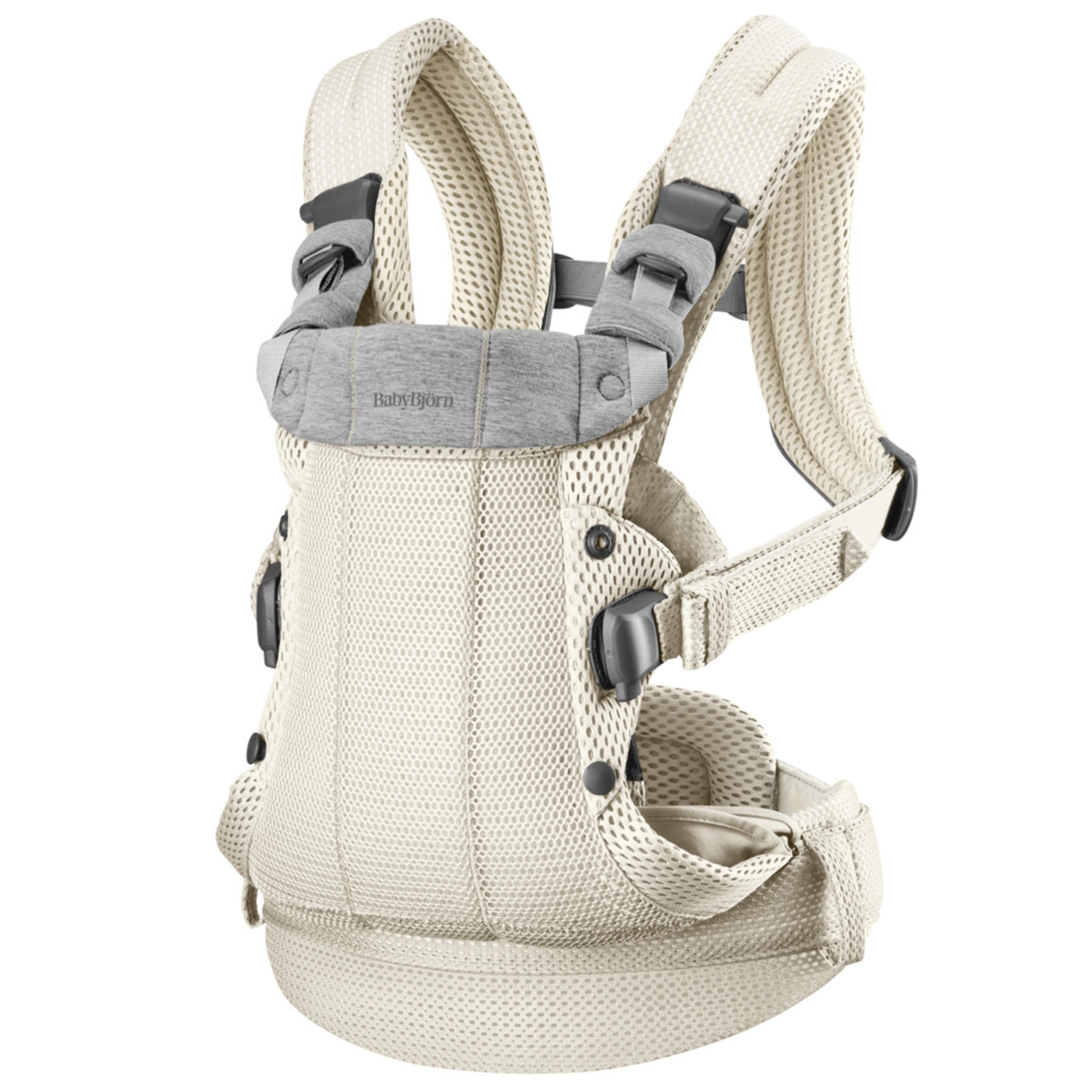 Alternativ bild 1 för Babybjörn bärsele Harmony, off-white 3D mesh