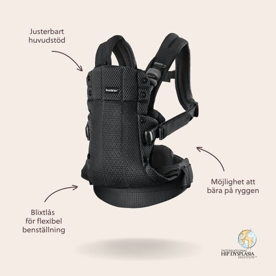 BabyBjörn Baby Carrier Harmony 3D Mesh Black