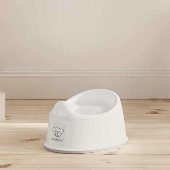 BabyBjörn Smart Potta Vit/grå