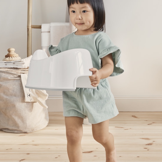 BabyBjörn Smart Potta Vit/grå