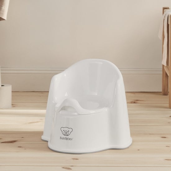 BabyBjörn Pottstol Vit/Grå