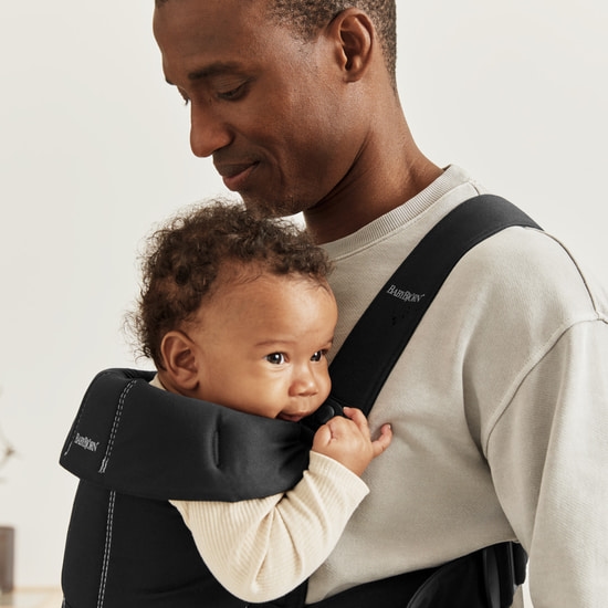 BabyBjörn Bärsele Mini Vävd Svart